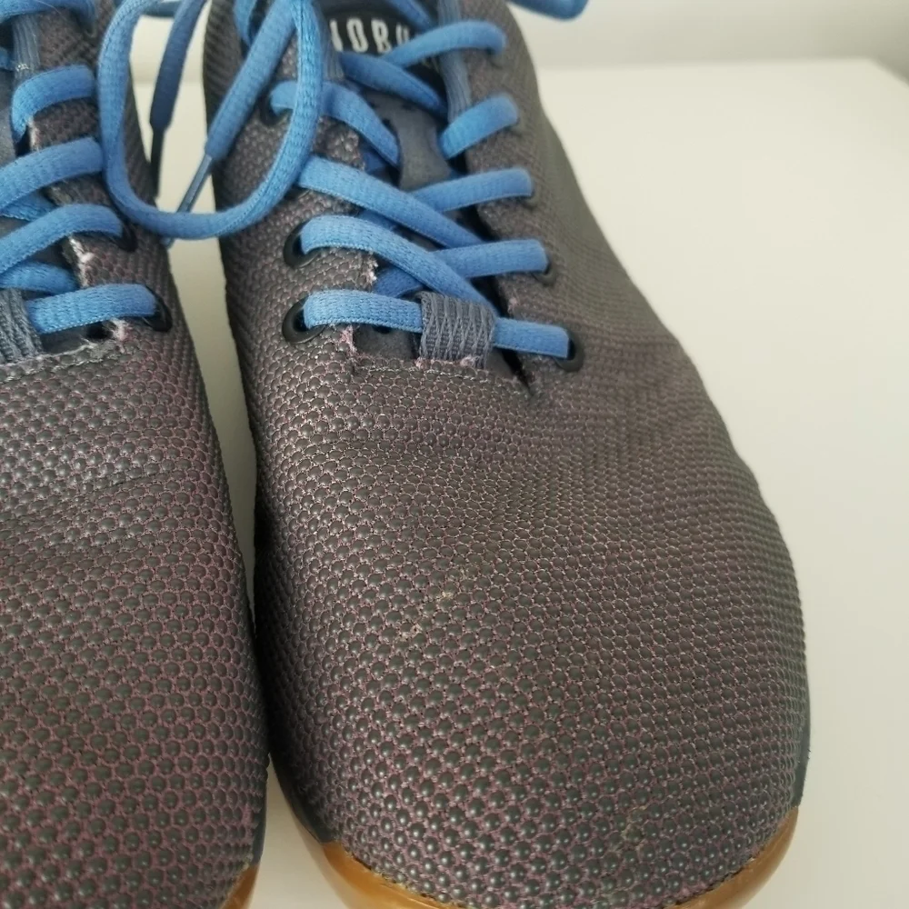 NoBull Navy Gum Outwork Training Shoes Men's 9.5 Women's 11 Athletic Active